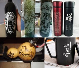 洛阳偃师酒瓶葫芦工艺品激光雕刻机